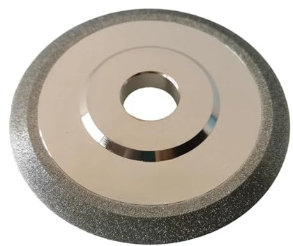 TKUONE Disque d'affûtage diamanté double face SDC Circl 60° 45° for fraise en carbure de tungstène et acier