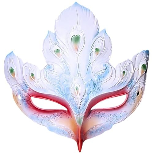 Ppmter Masque De Mascarade, Masque D'oiseau Volant De Style Ancien Vintage, Masque De Mardi Gras Demi-Visage, Masque Vénitien pour Carnaval, Mascarade, Fête d'halloween