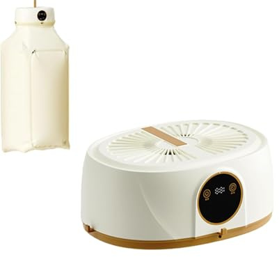 Máquina de planchar automática mejorada, máquina de planchar camisas portátil, control remoto inalámbrico para viajes, hogar, apartamento (1 set)