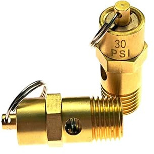 30 PSI, 30PSI Valve, Compressor Pressure Valve, 1/4 NPT, 2Pcs