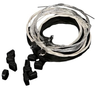 Juego de cuerdas de nailon para guitarra clásica de grado profesional con cuentas de puente de bloqueo, tacto suave y sonido de nivel de concierto, cuerdas de guitarra clásica fáciles de instalar