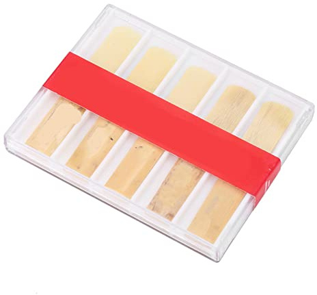Klarinettenblätter Anfänger-Klarinettenblätter Kunststoff-Klarinettenblätter 10 Stück Kunststoff B-Flat 2.5 Klarinettenblätter Ersatzteile Reed AccessoryF-36 von RiToEasysports