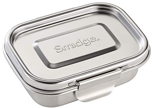 Smidge Reusable Stainless Steel Lunch Box Ovenproof, Freezer and Dishwasher Safe, Leakproof Food Container - Fully Guaranteed