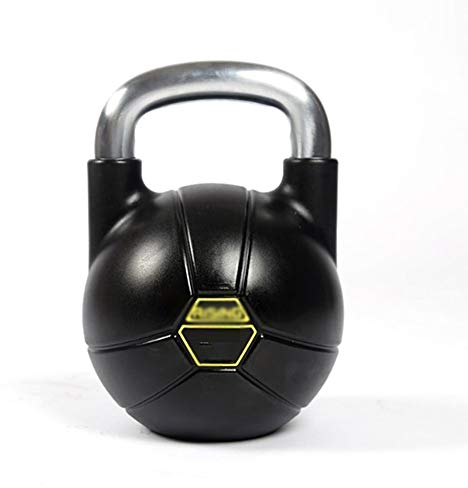 Kettlebells AGYH Schwarz Stahlguss, Einteilige Formen, Verwendete for Core Training Krafttraining Muskeltraining, 8kg / 12kg / 16kg / 20kg / 24kg (Size : 20kg/44.1lb)