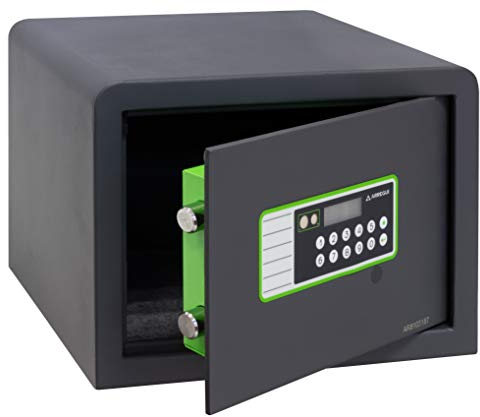 ARREGUI Supra 240220 Möbeltresor mit Zahlenschloss | Schranktresor mit Elektronikschloss und Motorisierter Tür | Möbelsafe | Safe für Zuhause | Tresor mit Doppelbolzen Verriegelung | 25x35x25 cm | 16L