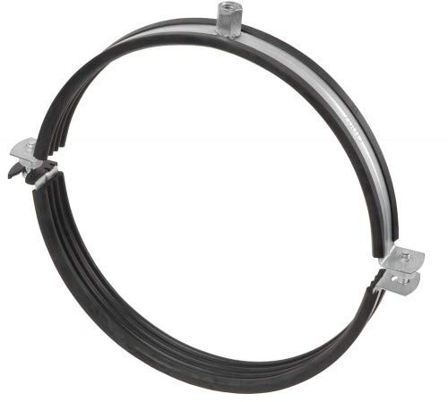 Fixotec 2 Stück - Lüftungsrohrschellen M8/M10 mit Schnellverschluss, Größe 250 mm, Mehrfarbig