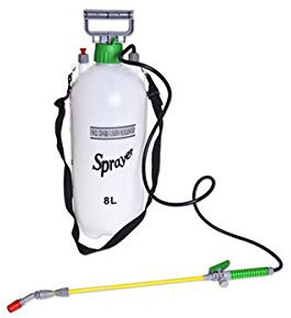 Nebulizzatore d'acqua 8 litri 18x18x56 cm Spruzzatore a pressione con pompa e valvola di sfiato della pressione con tracolla