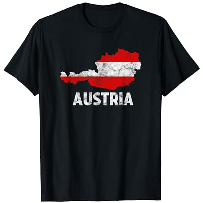 Österreich Vintage Nationalität Sportmannschaft Fan Outfit T-Shirt