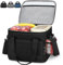 Lubardy 30L Bolsa Isotermica Nevera Portatil Bolsa Termica Porta Alimentos Bolsa Nevera Gran Capacidad para Camping Comida Playa Almuerzo Picnic Negro Gris Azul