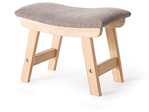 XJHOME Holz Hocker Sitzhocker, Schemel, Tritthocker Holzsitzhocker minimalistische Loft Massives Holzhaus Dekor Classic Room Dekorationen Komfortables sitzen Starke Beine Holzhocker für Küchenzähler
