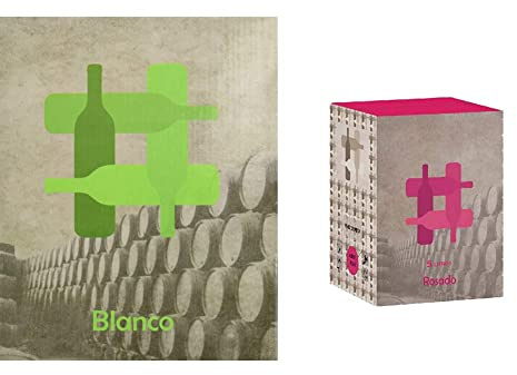 Vino Blanco. Bag in Box de 5L - Bodega Cuatro Rayas & Vino Rosado Tempranillo. Bag in Box de 5L - Bodega Cuatro Rayas