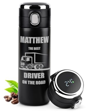 Maverton Thermal Mug for Man, Personalised Tumbler for boy, Driver