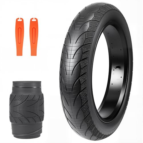 ZUKKA 1er-Pack Fahrradreifen 20 Zoll Fat Bike Tire 20x 4.0 Zoll für E-Bike Mountainbike Heavy Duty Hochleistungs-Verschleißfestes E-Bike Mountain Snow Bike Reifen