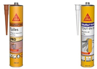 SIKA - Mastic-colle souple polyuréthane - Sikaflex-145 Tuiles Purform terre cuite & lex 11 FC Purform Blanc, Mastic, joint et collage multi-usages, mastic-colle multi-supports