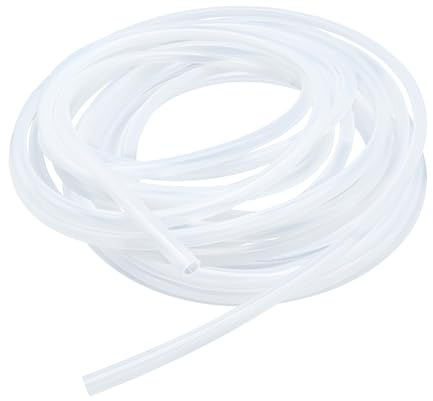 LAVMHAB Silikonschlauch 4mm x 6mm 10 Meter Länge, Lebensmitteltaugliche Schläuche Flexibler Schlauch Klar Wasser Luft Rohre für die Pumpe übertragen