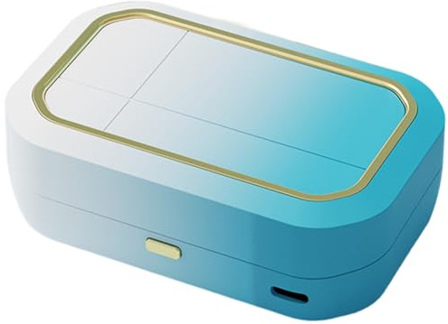 JZLEJC Contact Lens Cleaner Machine 360° High-Frequency Vibration, 4 Timing Modes for Soft Lenses