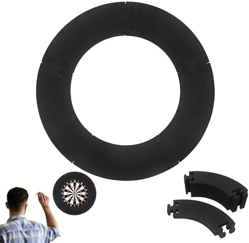 Dartscheibe Schutzring, Surround Dartscheibe, Dartboard Schutzring, Wandschutz Ring, Verhindert Schäden an Wänden und Dartspitzen, Einfache Montage Abnehmbarer Schützenring Für Zuhause& Outdoor