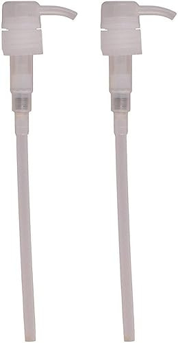 Universal Pump Dispenser Pack of 2 – Fits Most 500ml, 750ml, 1 Litre Shampoo & Conditioner Bottles – Reusable Replacement Pump Tops for Hair Products, Lotions, Hand Soap