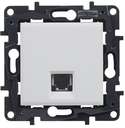 Legrand 398253 - RJ11 Socket for Flush-Mounted Installation Niloé Step Series White