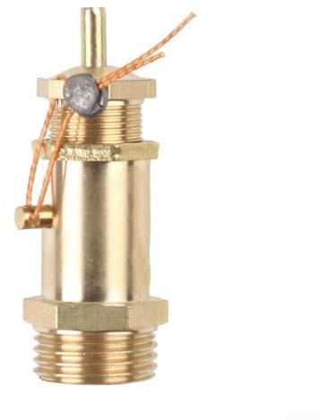 Valvola di sfiato per compressore d'aria BSP, struttura in ottone e rame, pressione nominale 8 kg/16 kg per una maggiore sicurezza nelle applicazioni in pressione (1/2 (12 kg)