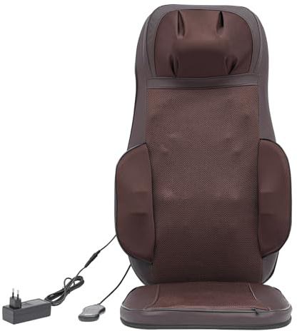 Massagesitzauflage mit 42℃ Heiße Kompresse, Rückenmassage Nackenmassage mit 3 Geschwindigkeiten, 3 Modi, Massageauflage für Nacken, Schultern, Rücken, Taille, Hüften