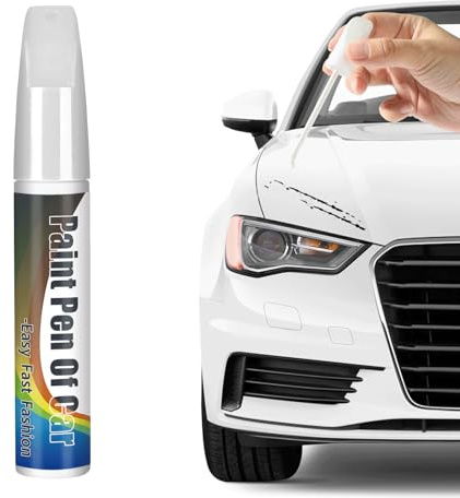 Hyleara Lackstift Weiß Auto, Auto Reparatur Lack Pinsel Universalweiß 12ML