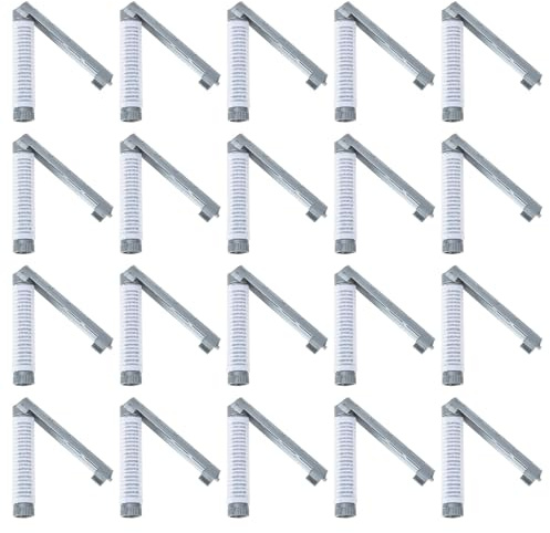 Homoyoyo 20pcs Self Holding Hair Curlers DIY No-heat Hair Rollers for Girls for Salon Home Use