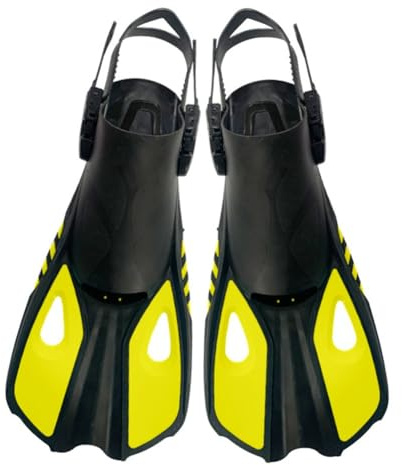 EpheyFIF 1 par de aletas de esnórquel, cómodas, resistentes al desgaste, ajustables, profesionales, accesorios de equipo de buceo
