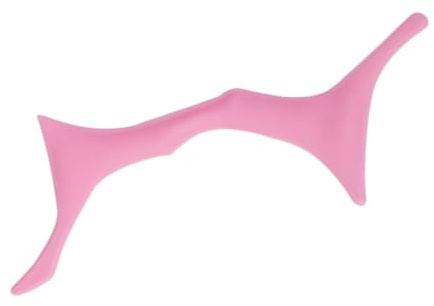 ULTECHNOVO Plantilla Guía para Cejas de Silicona Rosa Herramienta Flexible para Maquillaje Facial Delineadores de Cejas para Mujeres Accesorio Portátil para Definir y Perfilar