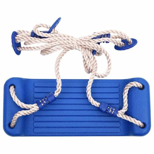 Generico Seggiolino per Altalena con Scala Corda Blu 37x15 cm PE-91777