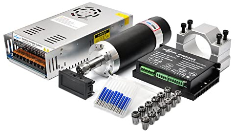 Daedalus Kit Motore Mandrino Brushless CNC, 600w, ER11, 48V DC, 9000RPM