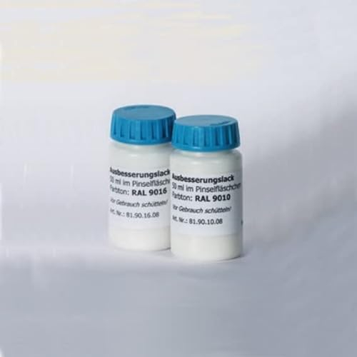 PROVISTON | Ausbesserungslack für Sockelleisten | Fußleisten korrekturfarbe | Weiß | RAL 9010 | 50 ml