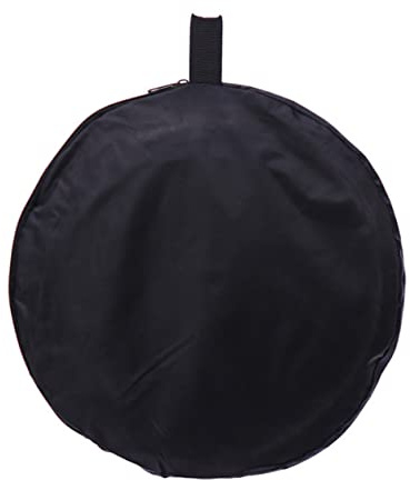 Hemobllo Portable 5-in-1 Oval Photography Reflector with 5 Reflective Surfaces and Raised Grain Design, Fabric Steel Material for Outdoor Photography Activities, High Reflectivity