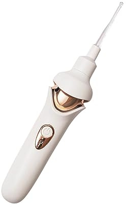Cuillère électrique à ventouse, compacte et efficace avec lumière LED pour adultes (blanc ivoire)