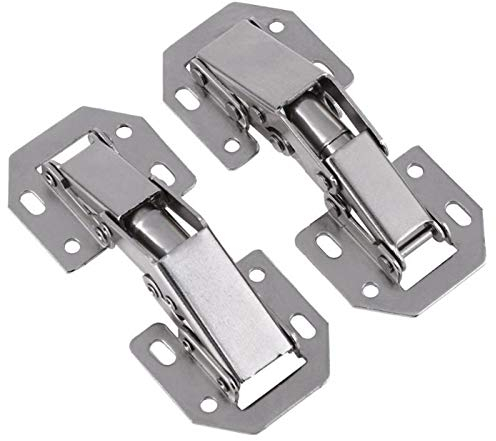 Stützscharniere, Soft-Close-Türdämpfer, Stoßscharniere 10 Stück/Set 7,6 cm brückenförmiger Federfrosch Schrank Schranktürscharniere ohne Bohren Möbelstützscharnier