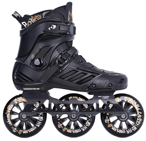 Inline-Speed-Skate-Schuhe - Rollschuhe mit 3 Rädern und waschbarem Futter für Männer und Frauen, Jungen und Mädchen, Straßenrennen, Outdoor, Indoor, Club