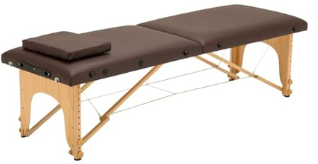 Massageliege, verstellbare, zusammenklappbare Kosmetikliege mit 2 Abschnitten, geeignet für Schönheitssalons und Spas, statische Tragfähigkeit von 500 kg (Farbe 3)
