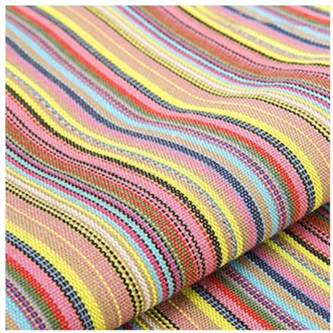Vintage Jacquard Stoff Ethno Muster Dekostoff Meterware für DIY Nähen | Exotisches Muster verleiht selbstgemachten Produkten einen besonderen Vintage Look und dekorativen Stil.
