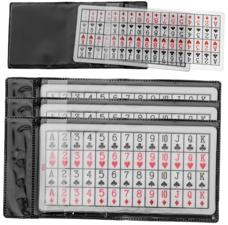 Vaguelly 4sätze Gimmick Karten Für Party Und Poker Spiele Magische Interaktion Und Unterhaltungsrequisiten Für Freunde Für Mentale Illusionen Und Tricks