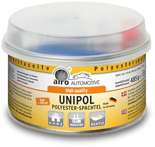 Unipol Polyester Spachtelmasse Feinspachtel inkl. Härter, Gewicht:500g