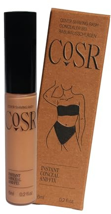 nahiCos Concealer gegen Rasurausschlag, Abdeckstift bei Rasurbrand für Männer & Frauen, wasserfest, langanhaltend, dermatologisch getestet, Dark, 6 ml