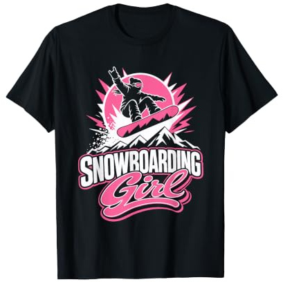 Snowboarder Snowboarding Girl Girls Children Snowboard T-Shirt