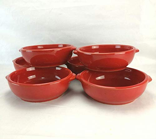 BENEGIAMO TEGAMINI Gnocchi Terracotta Rossi 6PZ Diametro 15cm H5cm