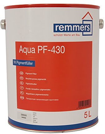 Remmers Aqua PF-430 Pigmentfüller 1K Füller für deckende Lackierungen (5l) weiß