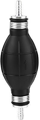 Benzinpumpe, Pump Birne für Kraftstoff, Gummi & Aluminium Kraftstoffpumpe Linie Hand Primer Birne Gas Benzin für Auto Boot Marine Außenborder Motorräder (6mm)