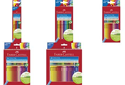 Faber-Castell Buntstift Colour GRIP - 36 Farben, Kartonetui; Packungsinhalt: 36 Farben