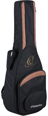 Ortega Guitars Pro Series Requinto Gitarren-Tasche - Nylon, ONB-RQ | für Requinto Gitarren, Höhe 91cm Breite 35cm, Breiter Halsgurt, mit Schultergurten