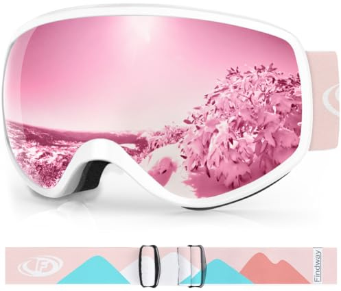 findway Lunettes de ski et snowboard pour garçons et filles de 3 à 14 ans