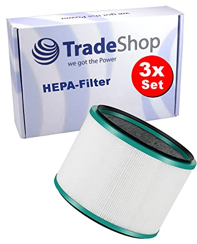 Trade-Shop - Filtro de purificación de aire HEPA para purificador de aire de torre Dyson Pure Cool Link como DP01 DP03 HP00 HP01 HP02 HP03 967449-04 968101-04