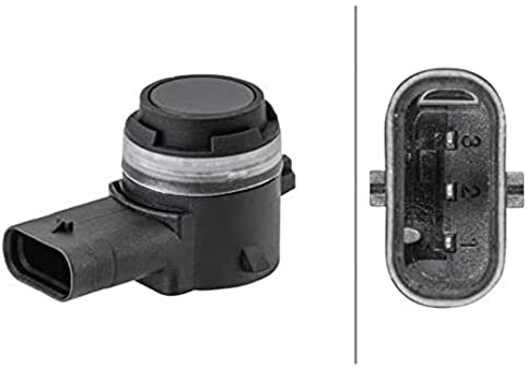 HELLA 6Px 358 141-711 Capteur, Aide Au Stationnement - 3Pôle - Inséré - Revernissable